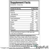 Información nutricional de Nitro Tech 100% Whey Gold Muscletech ingredientes