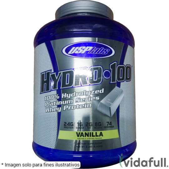 Hydro 100 whey protein USP Vainilla