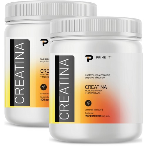 Creatina Primetech 500 g 2 piezas