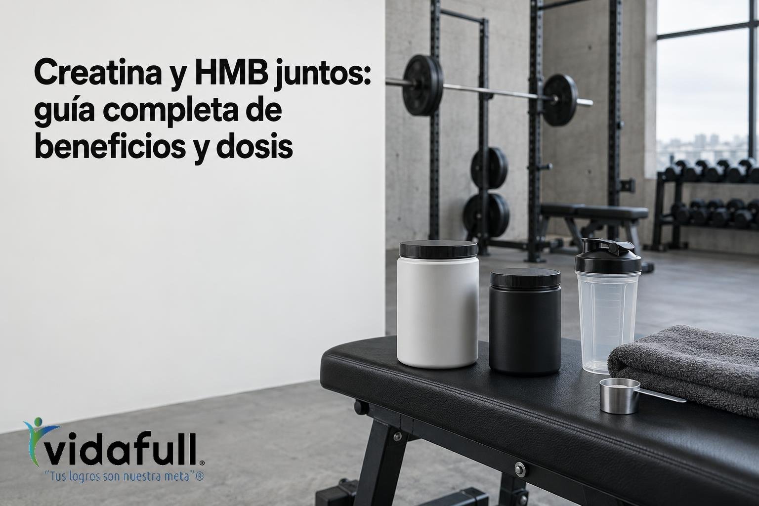 Cómo tomar creatina y HMB juntos: guía completa